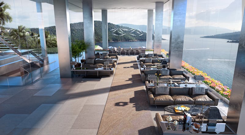 Lounge et rafraîchissements shuttle passage